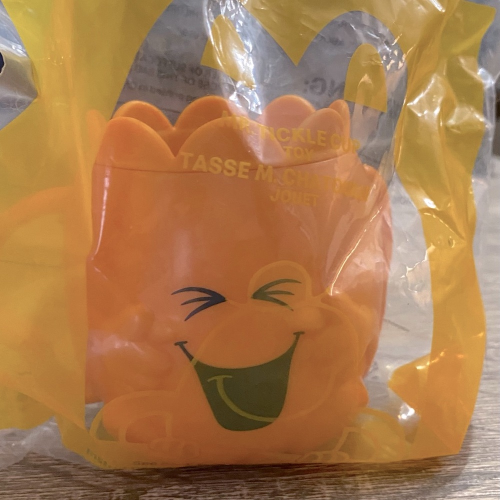 RARE Mr Tickle McDonald's Figure Mug Drinking Cup